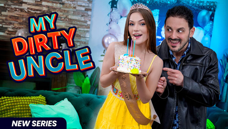 [MyDirtyUncle] - Petite Teen Facial: Double Cum Shot on Skinny Niece