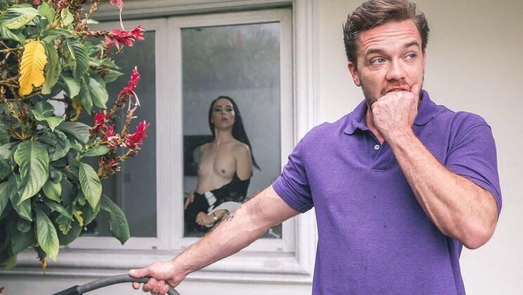 [DigitalPlayground] - Natural Tits Maid Side Fuck Then Spooning - Kyle Mason - Bambi Black