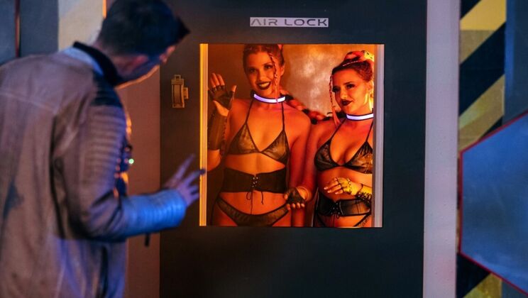 [DigitalPlayground] - Indoors Threesome: Pussy Licking to Cumshot Finish - Danny D - Emily Woods - Ruby Sims