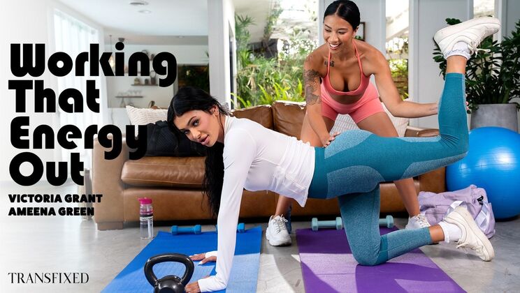 [Transfixed] - Transfixed Original: Big Tit Brunette Gets Fucked Hard - Ameena Green - Victoria Grant