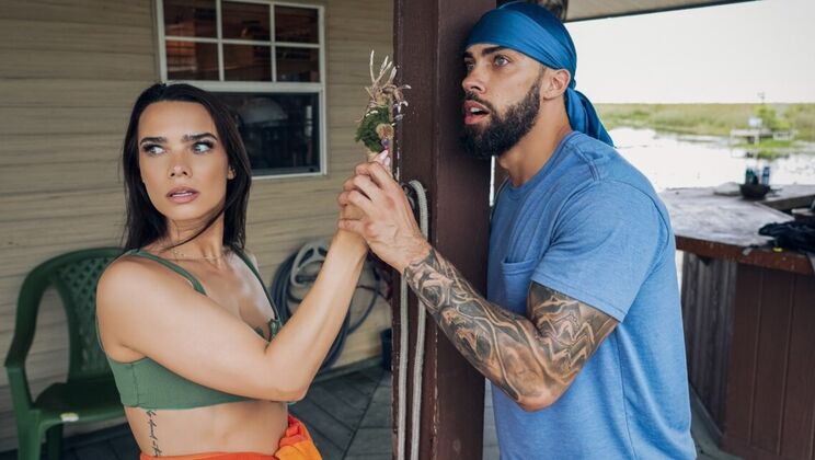 [DigitalPlayground] - Brunette Ivy Ireland footjob fetish with James Angel outdoors - Lucy Foxx - James Angel - Ivy Ireland