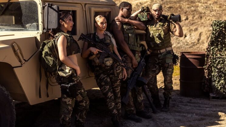 [DigitalPlayground] - Big Tit Worship & Gagging For Isiah Maxwell's Huge Cock - Isiah Maxwell - Damon Dice - Kayley Gunner - Nicole Doshi