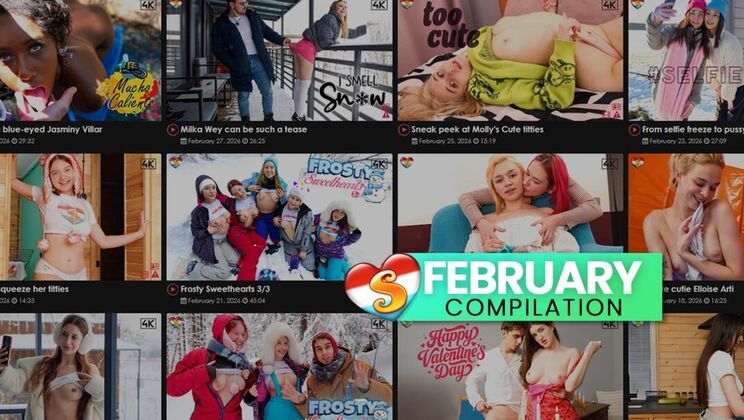 [ClubSweethearts] - February 2026: Hot European Girls Compilation - Tess Lyndon - Maaike - Lady Luna - Kamilla C - Britney Spring - Willy Regal - Viola Weber - Sara Bork - Milka Wey - Moon Imp - Cristafeer Robien - Rihanna Black - Erika Mori - Alice Flore - Megan Murkovski - Baby Dahl - Amelia Ost - Molly Cute - Roxy Muray - Nathalie Q - Remido - Silver Valkyrie - Janet E