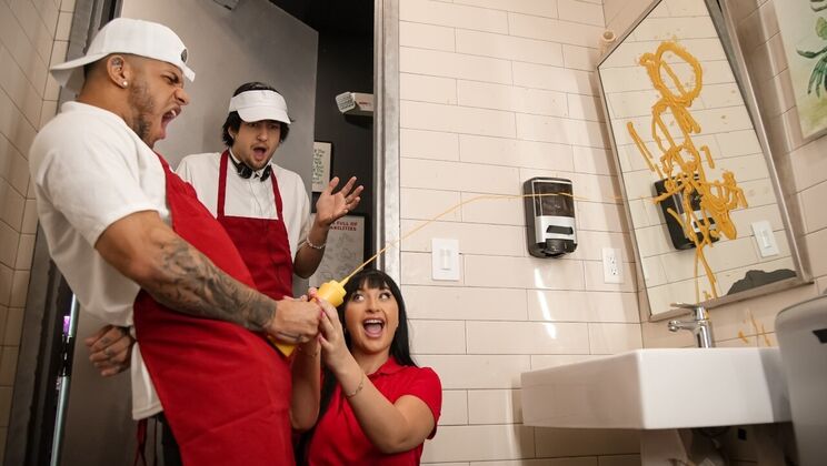 [RKPrime] - Voluptuous Amateur with Big Ass and Tattoos Side Fucked at Work - Mike Ox - Aleksa Mink