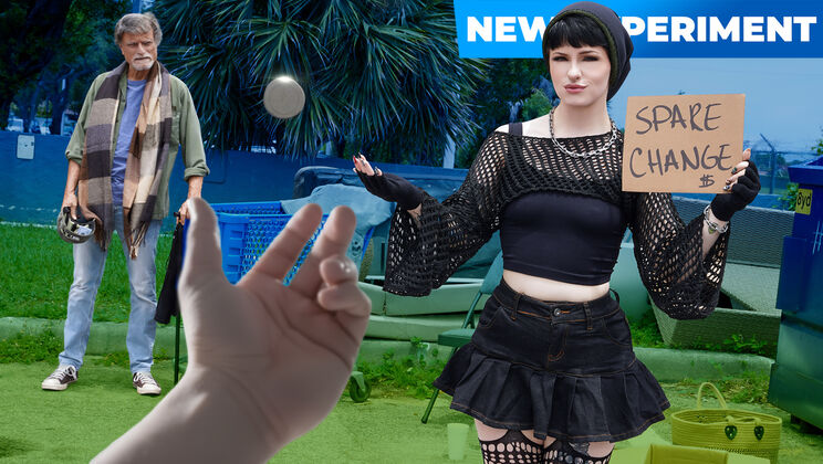 [ReptyleLabs] - Tit Play and Rubbing with a Braless Thank You Girl - Ethan Seeks - Raee Ripley