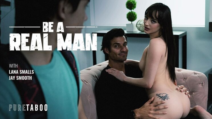 Teen Lana Smalls gets hairy cunnilingus from older man