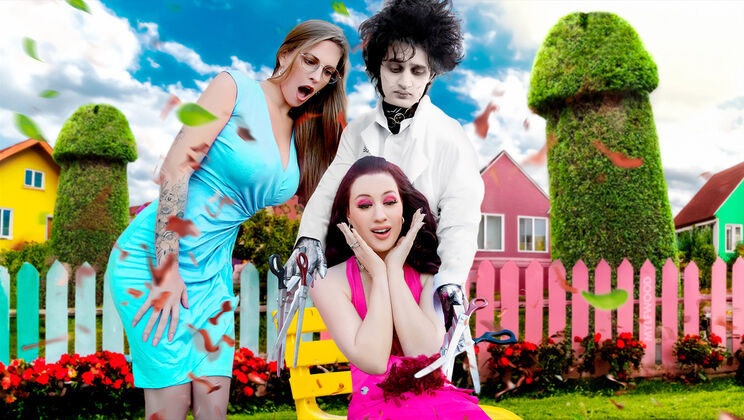 Indifferent Parenting Parody: A Steamy Threesome with a Bra, Thong, and Cum on Tits