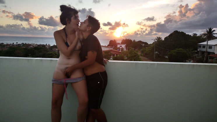 Reflection of Sun: Ari & Sofi Naked and Horny