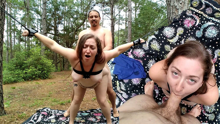 Male POV Blowjob and Doggystyle in Outer Bounds with Maev