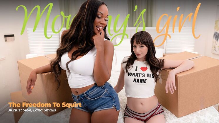 Boundless Squirt: Ebony and Caucasian Teens