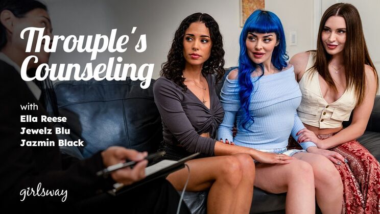Lesbian Throuple Counseling With Face Sitting