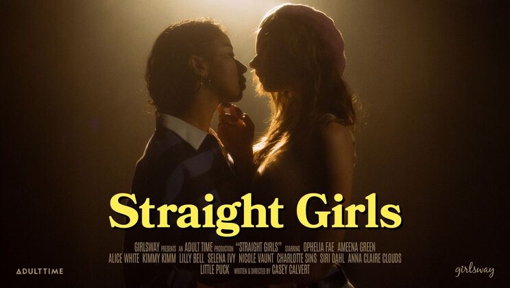 Straight Girls Explore Lesbian Sex with Big Ass MILFs