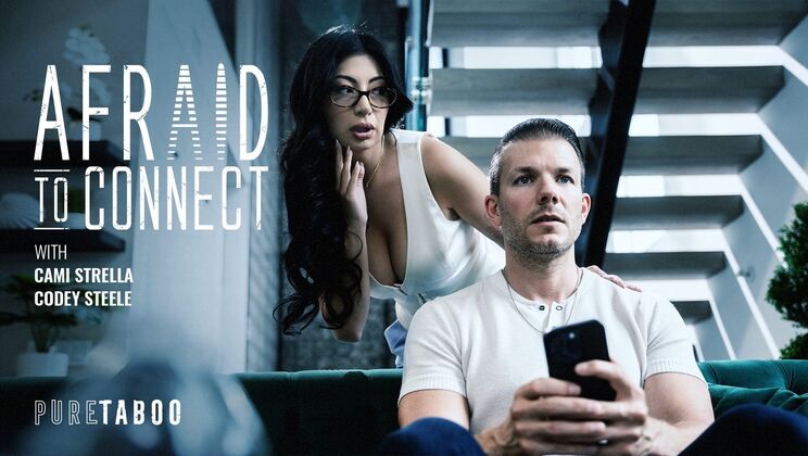 AfrAId To Connect: Therapist Fucks Busty Brunette in Glasses
