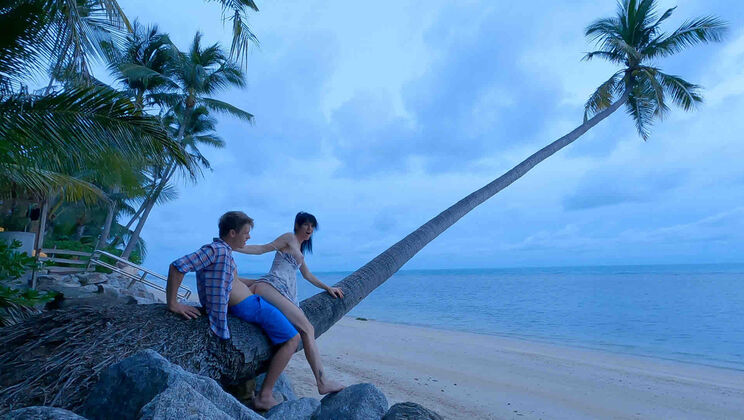 Boris And Nicole Go At It On A Public Beach