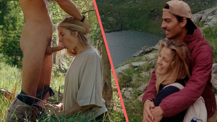 Lost In Romania 3: Lola Deepthroats and Jerks James in Public