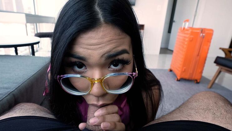 Brunette Latina Summer Col Sweet Goodbye